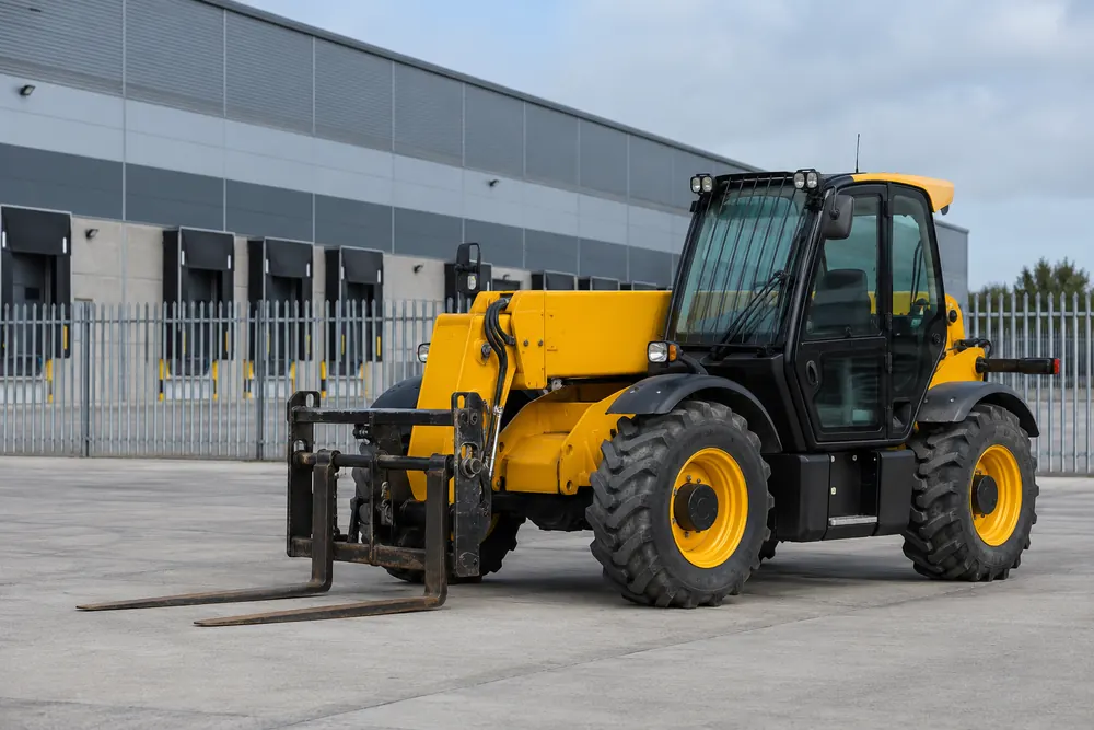 Telehandler Hire equipment at a UK commercial site